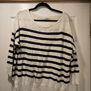 Zara Knit Black and White Top